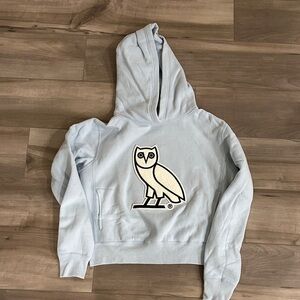 OVO Baby Blue Hoodie with Owl Design